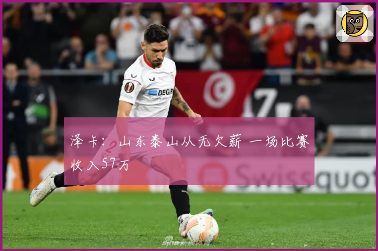 泽卡：山东泰山从无欠薪 一场比赛收入57万